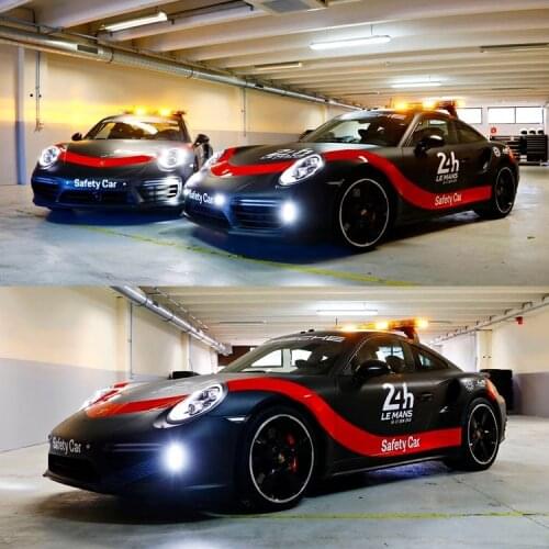 Racing Sticker Body Exterior Decoration Modified Sticker Pull Flower Color Bar For New 911