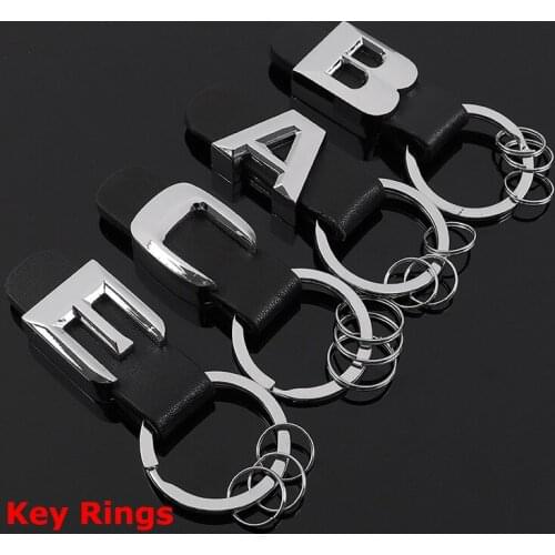 Leather Metal Car key Chain Key Holder Ring Decoration For Mercedes Benz A B C D Class W211 W212 W203 W204 W205 AMG Accessories