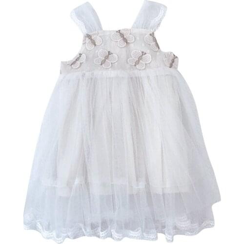 Summer New Kids Girls Butterfy Pattern Tutu Dress