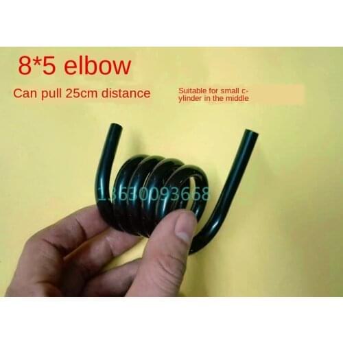 Tire Skimming Machine Tire Dismantling Machine Air Pipe Accessories UniTek Tire Skimming Machine Elbow 8*5 Spring Tube Cylinder