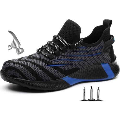 Mens Outdoor Steel Toe Indestructible Work & Safety Shoes Boots Men Puncture Proof Safety Boots Shoes