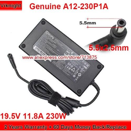 Genuine Chicony 19.5V 11.8A AC Adapter for Gigabyte AERO 15-X8 15-X9-RT4K5MP GAMING AERO 15 OLED RP77 Power Supply