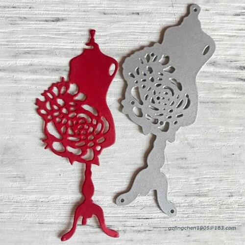 P8DE DIY Hanger Flowers Embossing Carbon Steel Mould for Album Paper Card Making
