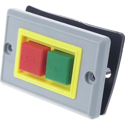 AC 380V 2KW I/O On Off Start Stop Push Button Switch 6 Screw Terminals