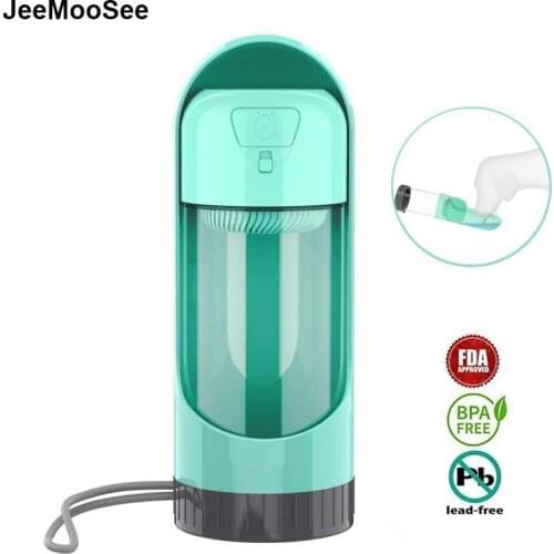 Portable Pet Dog Water Bottle Dispenser Travel Dog Bowl Cups Dogs Cats Feeding Water Outdoor Walking For Pets Drinkfles Hond 23
