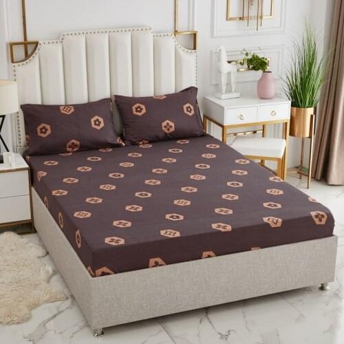 Fitted Sheet With Elastic Band solid Bed Sheet Cover-Wrinkle,Fade,Stain and Abrasion Resistant Sheets