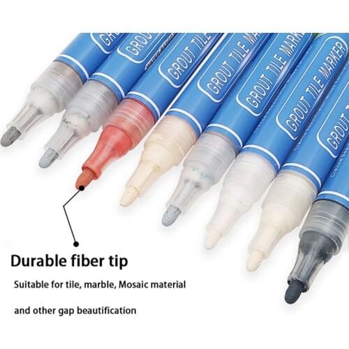 10 Colors Home Tile Grout Pen Beauty Joint Tile Paint Marker Anti-mold Refill Wall Grout Refresher Marker For Kitchen Bathroom