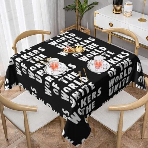 Karl Marx Tablecloth Retro Custom Table Cover Dinner Cheap Protector Polyester Table Cloth