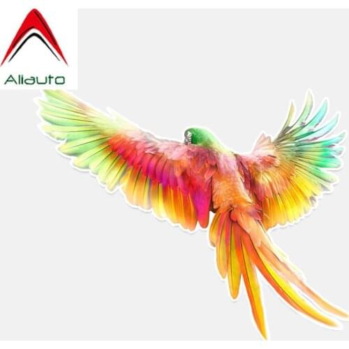 Aliauto Cool Car Stickers Flight Parrot Accessories Vinyl Decal for Chevrolet Opel Peugeot Hyundai I40 Bmw E92,13cm*11cm