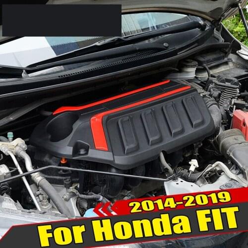 For Honda FIT JAZZ 2014-19 car Hood High quality ABS engine cover RS engine protection board soundproof dustproof accessories