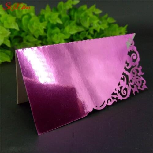 10/50/100pcs wedding party place card name card laser cutting multi designs 2021 5z