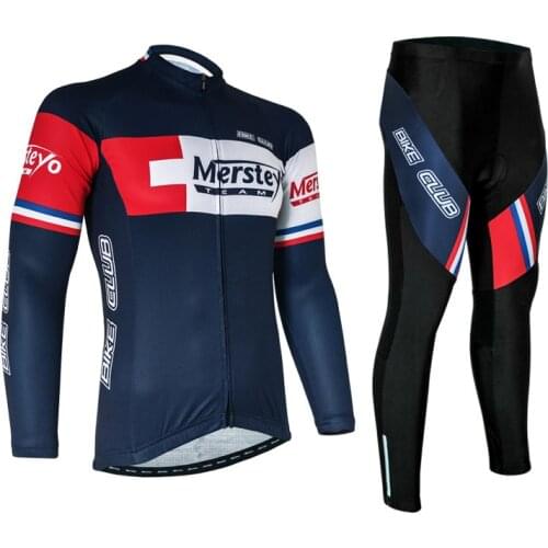 2016 Mens Team Racing Long Sleeve Cycling Jersey Ropa invierno Ciclismo MTB Bicycle Cycling Clothing/Sports Bike Jersey Clothes