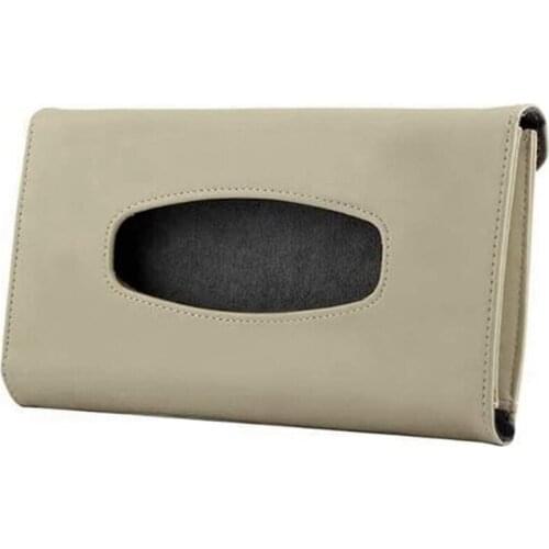 Car Tissue Holder, Sun Visor Napkin Holder, Tissue Box Holder, PU Leather Tissue Box, Car Tissue Box