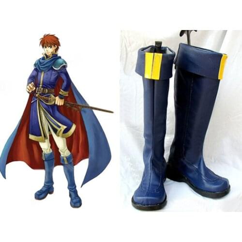 Fire Emblem The Sword of Flame Eliwood Cosplay Shoes Boots Superhero Halloween Carnival Party Costume Accessories