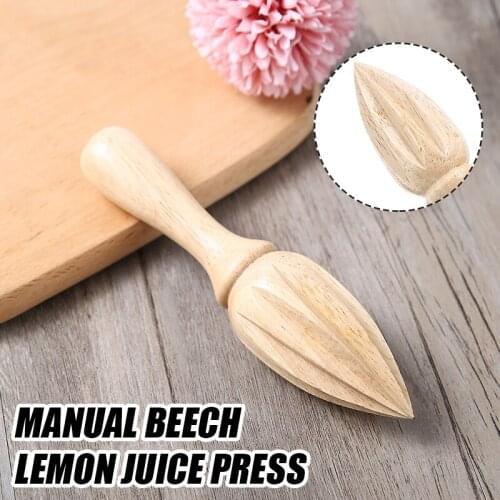 Wooden Manual Lemon Lime Squeezer Juicer Hand Press Lemon Orange Grapefruit Juicer For Kitchen DIY Fruit Juice Tools
