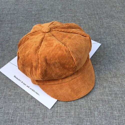 GAOKE Women Vintage Newsboy Cap Beret Beret Painter Winter Hats For Women Men Female Bone Lady Male Femme Classic Octagonal Caps