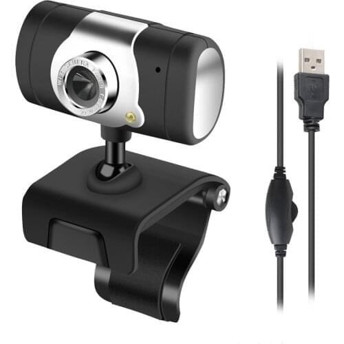 HD Webcam 12 Megapixels USB2.0 Webcam Camera with MIC Clip-on for Computer PC Laptop