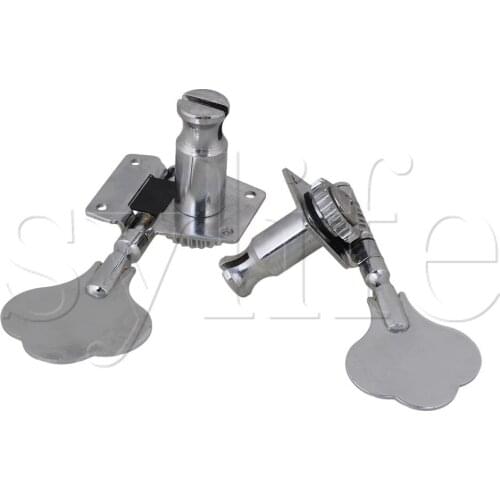 4R Chrome Bass Guitar Machine Heads Tuners / Elephant ear button