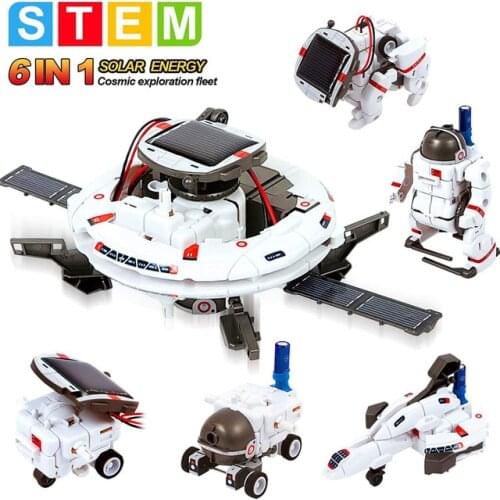Solar Robot Educational Toys STEM Technology Science Kits Learning Development Scientific Fantasy Toy For Kids Children Boys