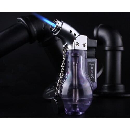 Compact Wine Bottle Butane Jet Lighter Turbo Torch Gas Portable Lighter Fire Windproof Spray Gun Lighter Inflatable 1300 C