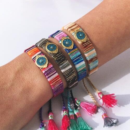 Summer bijoux men accessories evil eye friendship bracelets boho women bracelet bijoux acier inoxydable femme pierre naturelle
