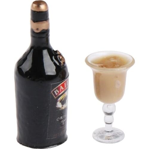 Hot Sale Mini Wine Bottles Model Dollhouse Miniature 1:12 For Doll House Decoration