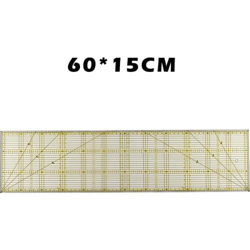 Acrylic Sewing Rulers Clear Quilt Patchwork Ruler Rectangular Clothing Craft Tools Household DIY Sewing Accessories