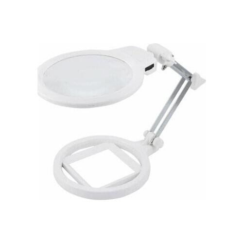2x 6x Desktop Foldable Magnifier Multifunction Magnifying Glass