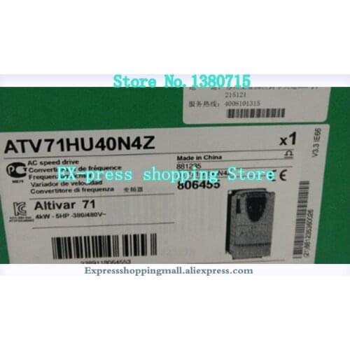 New ATV71HU40N4Z VFD Inverter Input 3ph 380V 10.5A 4KW