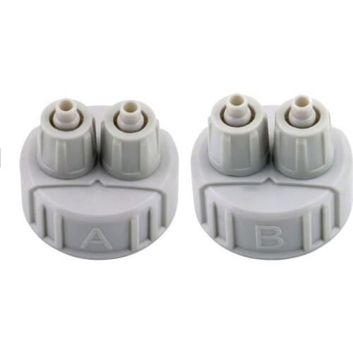 Wholesale--100pairs, 200 pcs A/B Aquarium Bottle Caps, for DIY CO2 System Kit, Generator Part, for Live Plants, Diffuser Air