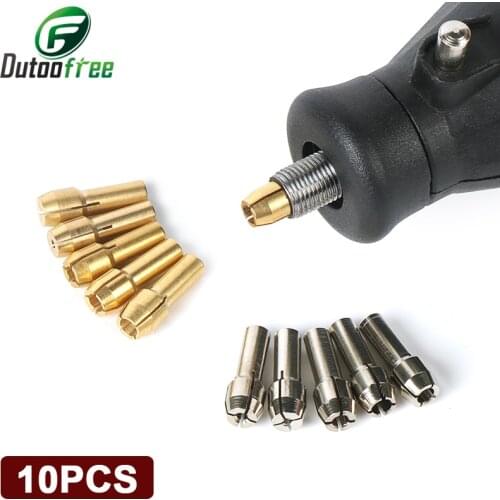 10pcs Dremel Mini Drill Chucks Drill Chuck Adapter Micro Collet Chuck For Dremel 4000 3000 Dremel Accessories For Rotary Tools