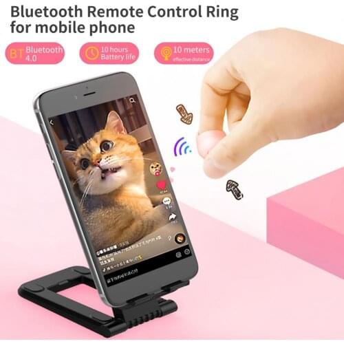 Turning Pages Remote Shutter Multifunctional Sensitive Driver-free Bluetooth4.0 Phone Mini Remote Controller for Turning Pages