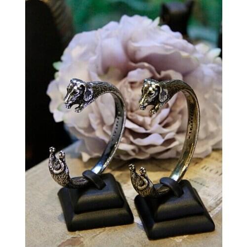 Unique Handmade Dachshund Bangle Pet Lovers Gifts Idea--(3 Colors Free Choice)