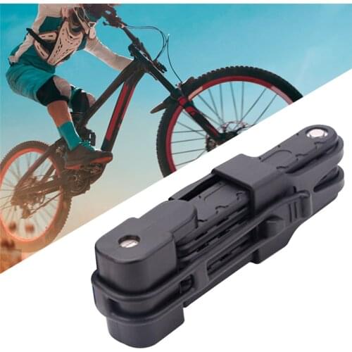 Universal Folding Bicycle Lock Steel Bike Lock Security Cable Lock Anti-Theft Combination Riding Tool for Mountain Bike