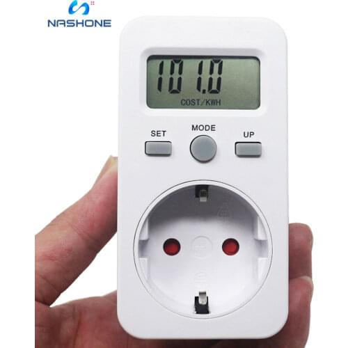 Medidor Potencia Wattmeter 230V AC Power Meter Analyzer Energy Meter Socket Power Consumption Meter Outle Kwh