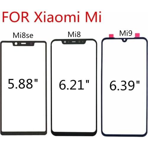 For Xiaomi Mi9 Mi8 Lite Mi 9 SE LCD Outer Touch Screen Cover Panel Front Glass Lens Repair Replacement Part