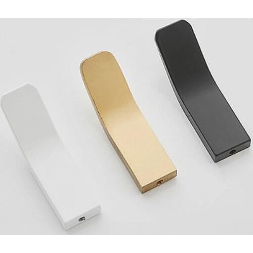 1pc Coat Aluminium Hooks Wall Hooks Heavy Duty Wall Mounted for Hat Hardware Dual Prong Retro Coat Hanger