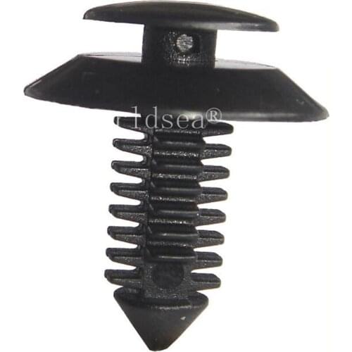 Free shipping 100pcs nylon black door trim panel retainer for Ford 1981-On For N801925-S auto fasteners clip plastic clip