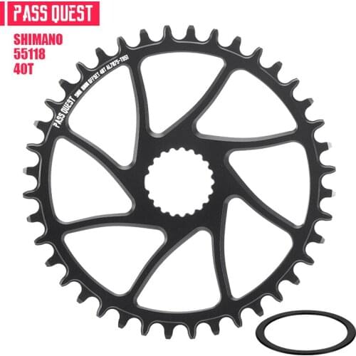 2021New PASS QUEST 0MM Offset Direct mount Chainring 30T-42T MTB Narrow Wide Bicycle Chainwheel Deore Xt M7100 M8100 M9100 M9120