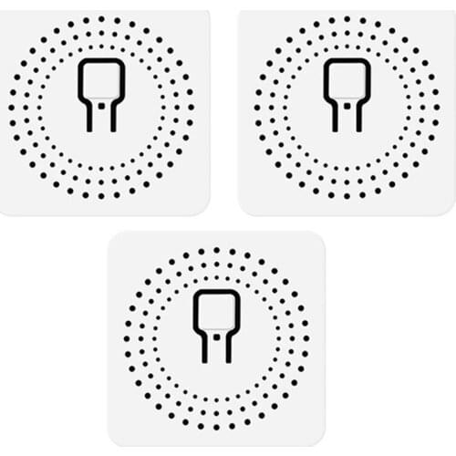 3PCS 16A Mini Smart Wifi Switch Supports 2 Way Voice/Control Smart Home Universal Switch Works for Alexa Google CNIM Hot