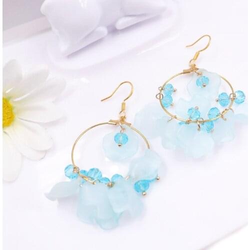 Tassel Acrylic Earrings For Women Bohemian Earrings Set Big Geometric Drop Earring 2020 Pearl Earrings Set DIY Fashion Jewelry