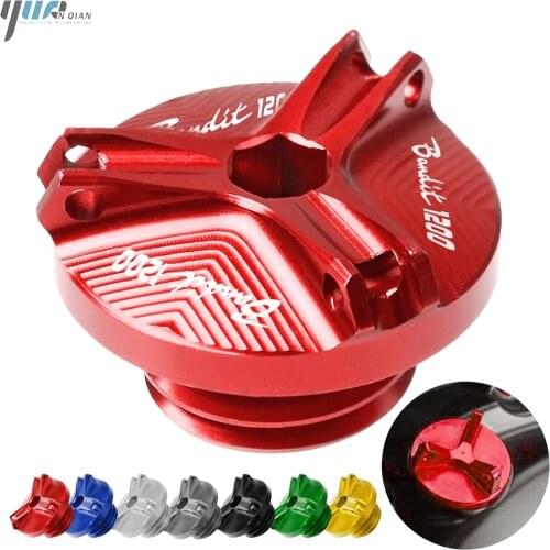 Aluminum Motorcycle Engine Oil Tank Cap Oil Filler Cup FOR SUZUKI BANDIT 1200 1996-2007 1997 1998 1999 2000 2001 Bandit1200