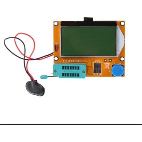 Free shipping V2.68 ESR-T4 Mega328 Digital Transistor Tester Diode Triode Capacitance ESR Meter MOS/PNP/NPN LCR 12864 LCD screen