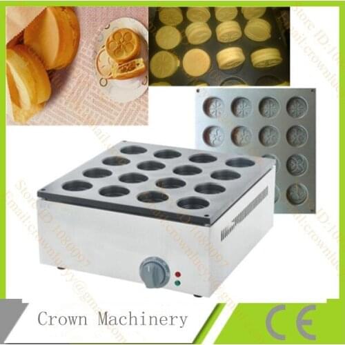 16-Hole Electric Red Bean Cake Grill waffle maker machine; red bean waffle machine ;red bean machine