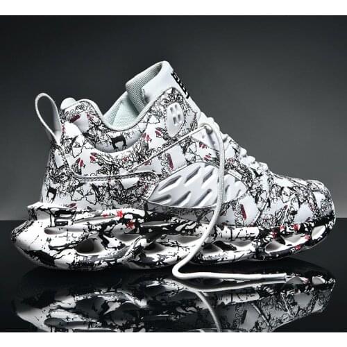 PU Leather Cushion Running Man White Sneakers for Men Sport Shoes Man Cheap Man Sports Gray Kids Trainers 2021 Jogging GMB-1446