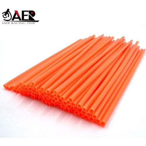 JAER 72PCS 9.5" Universal Motocross Dirt Bike Enduro Wheel Rim Spokes Skins Off Road Shrouds Covers for Off-Road BMX MTB