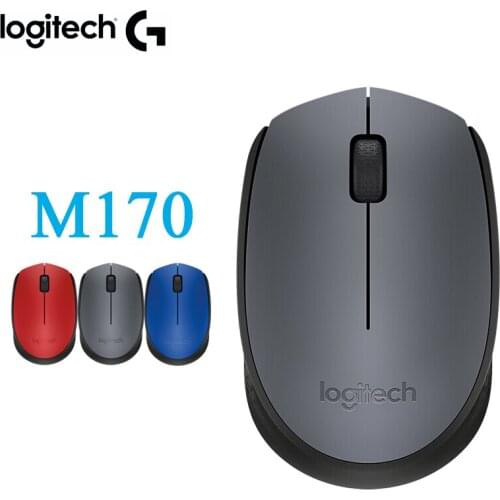 Logitech Original M170 Wireless Mouse 2.4GHz Optical 1000 DPI Nano USB for Laptop PC Gaming Support Official Verification