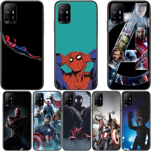 Marvel_s Spider-ManFor Realme C3 Case Soft Silicon Back cover OPPO Realme C3 RMX2020 Coque Capa Funda find x3 pro C21 8 Pro a91