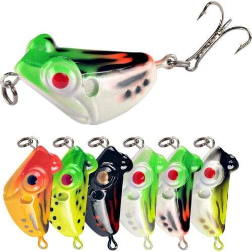 New Arrival 5.5cm 10g 1pcs Fishing Lures Artificial Make Plastic Hard Frog High Quality Swimbait Bass Crankbait Fishing Tackle
