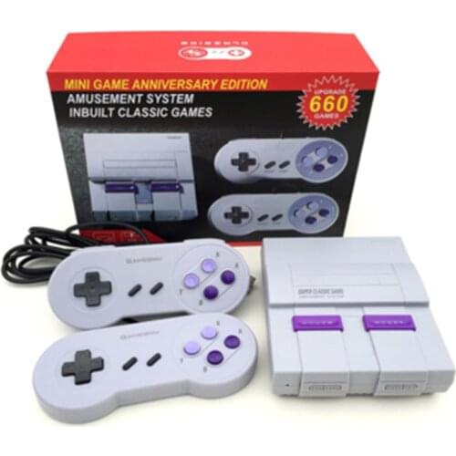 Mini game classic 8-bit retro game family TV game console with built-in 660 game AV video game console